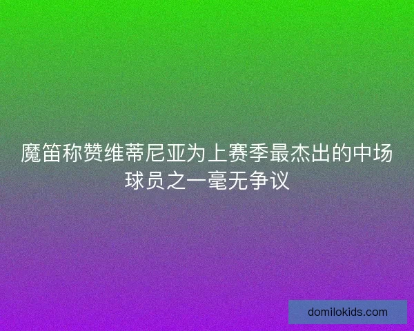 魔笛称赞维蒂尼亚为上赛季最杰出的中场球员之一毫无争议